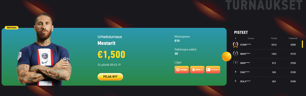 fezbet tournaments