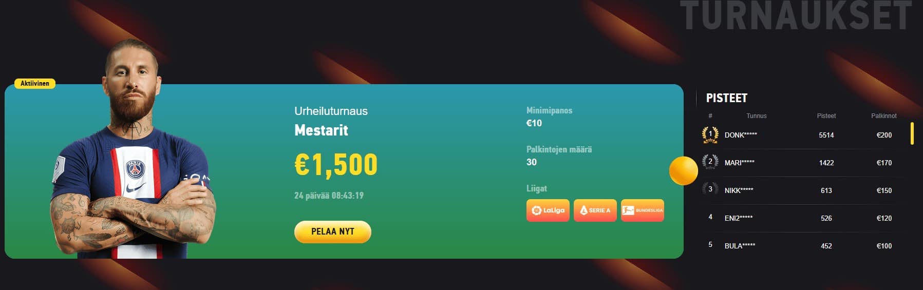 fezbet tournaments